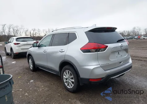 2017 Nissan Rogue Sv из США, поврежденный, VIN KNMAT2MV4HP604618